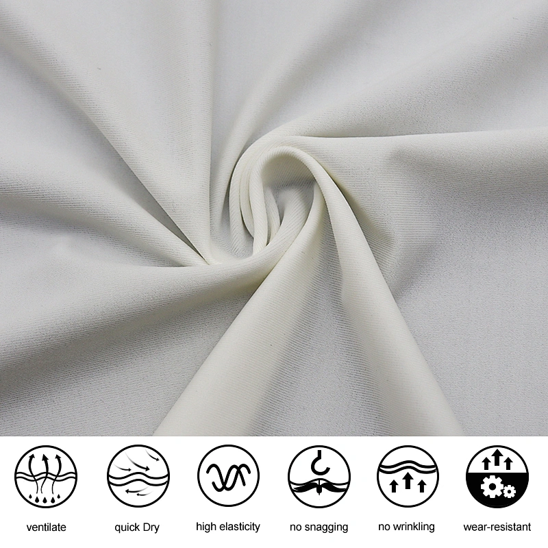 High stretch nylon spandex tricot knit swimsuit fabric